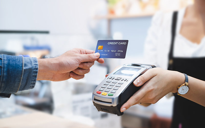 Financial payment credit cards