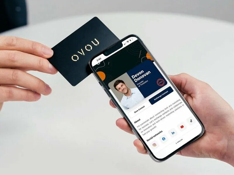 contact card