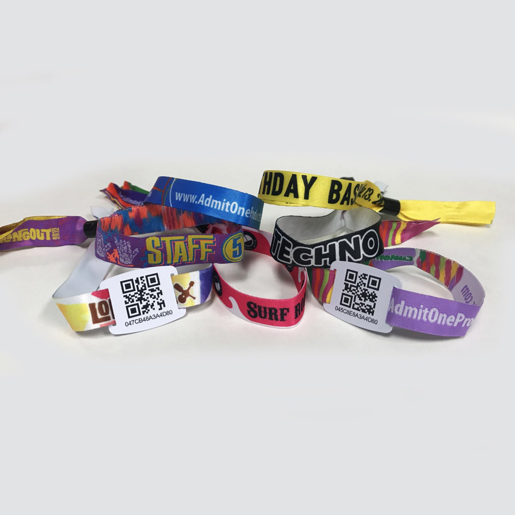 RFID woven wristbands