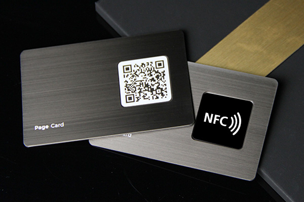 Laser-etched metal NFC card