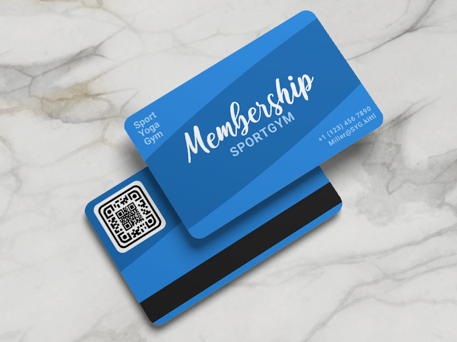 Environmentally friendly materials membership card