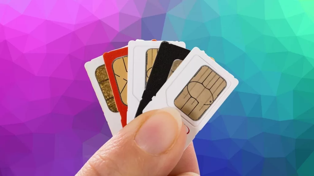 regular SIM card