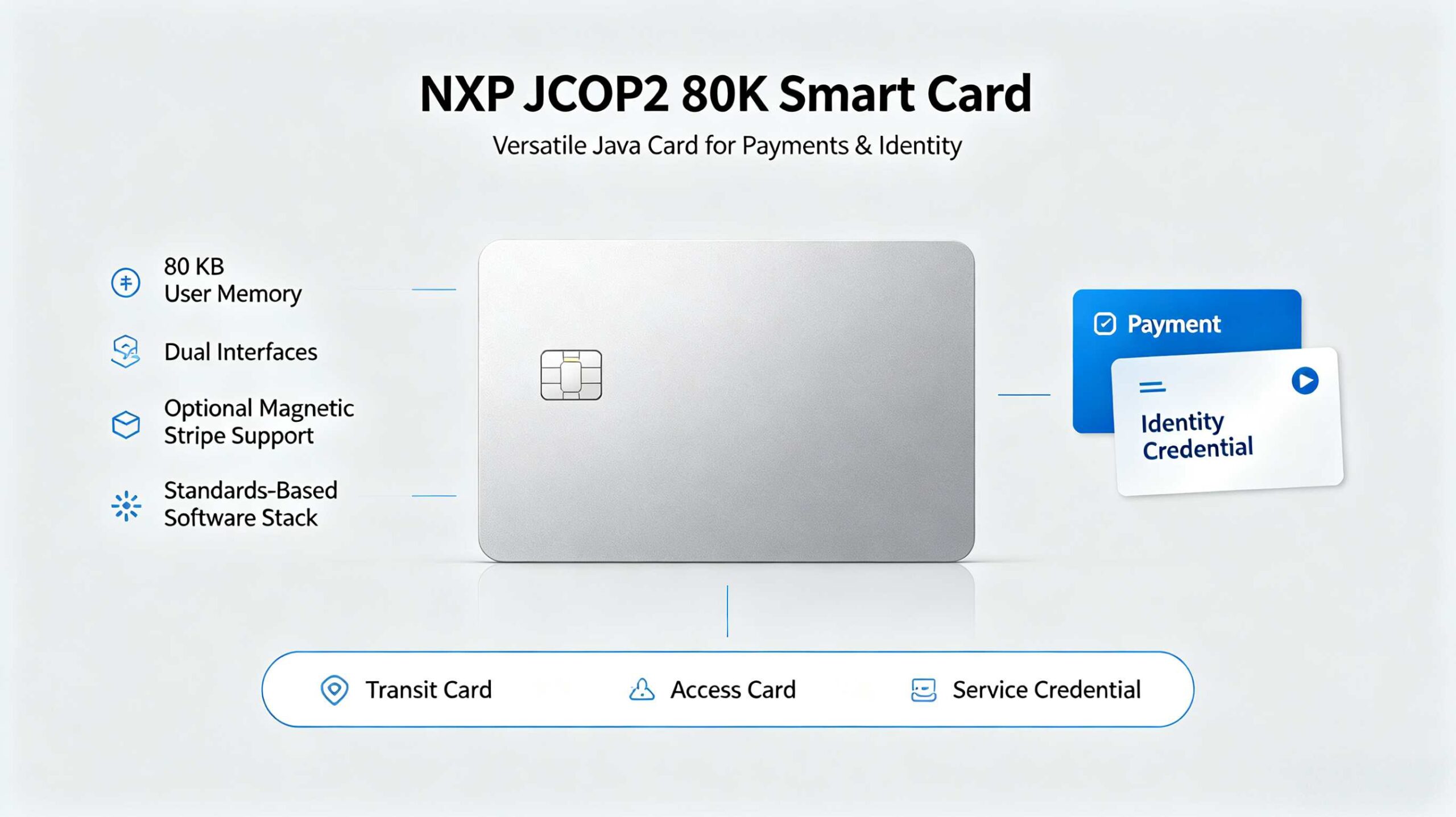 NXP JCOP2 80K smart card