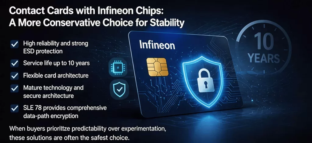 Contact Cards with Infineon Chips