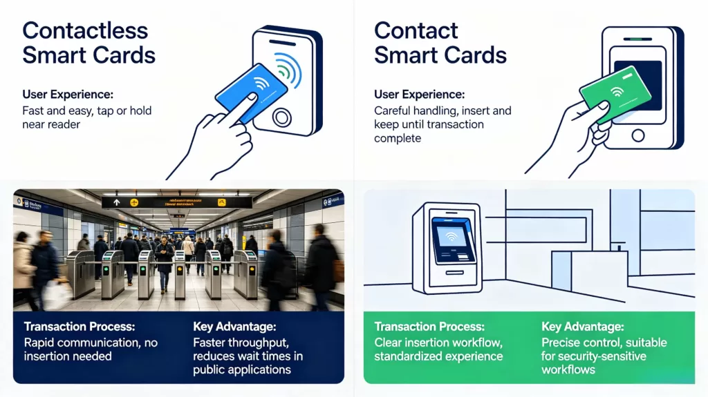 Differences in User Experience and Transaction Processes
