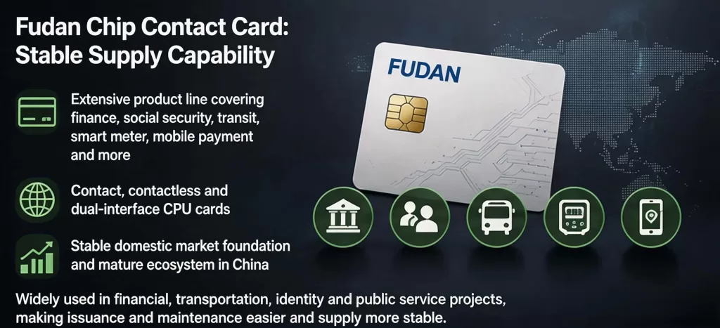 Fudan Chip Contact Cards