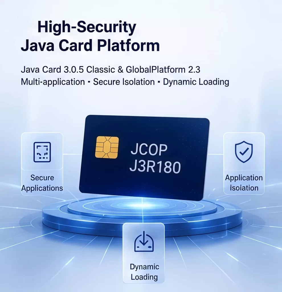 Security Foundation of the JCOP J3R180 Java Card