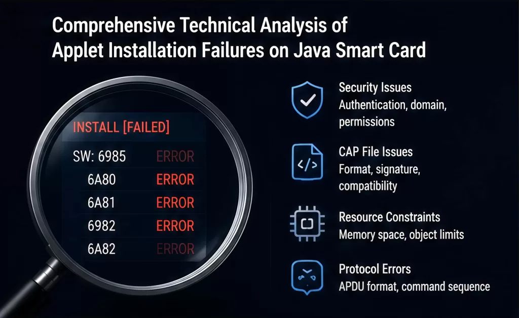 Comprehensive Technical Analysis of Applet Installation Failures on Java Smart Card