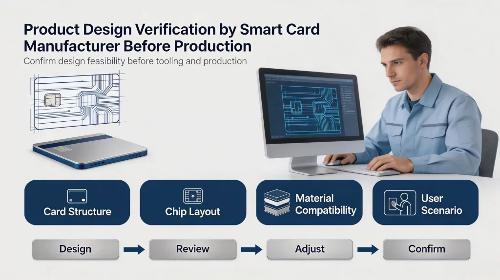 Product Design Verification by Smart Card Manufacturer Before Production