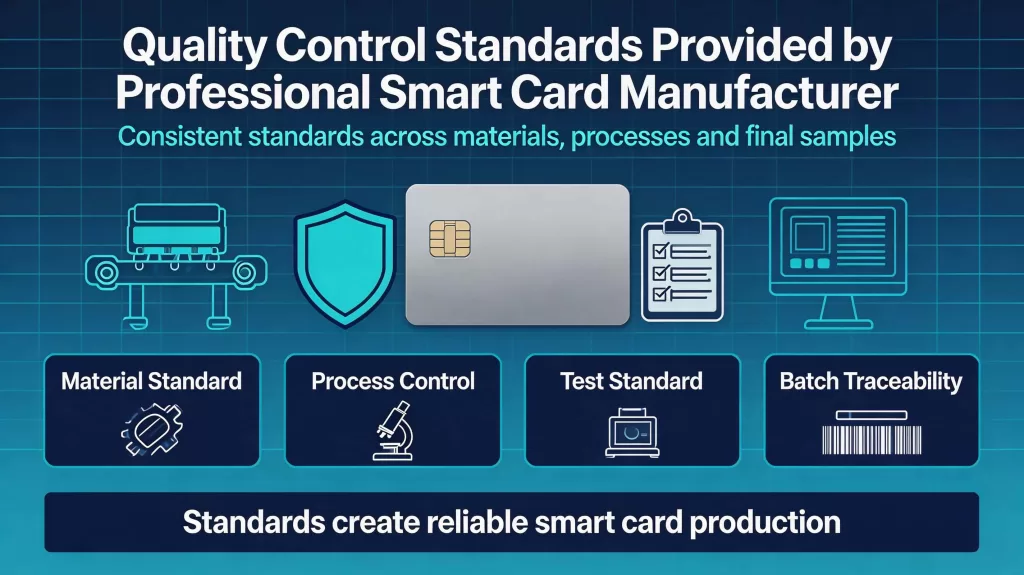 Quality Control Standards Provided by Professional Smart Card Manufacturer