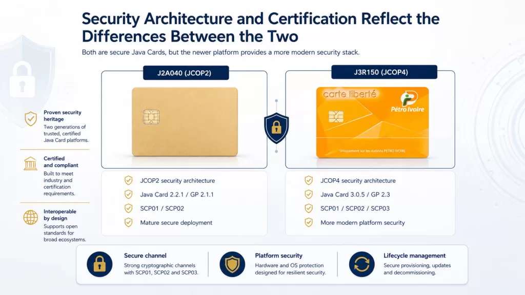 Security Architecture and Certification Reflect the Differences Between the Two 1