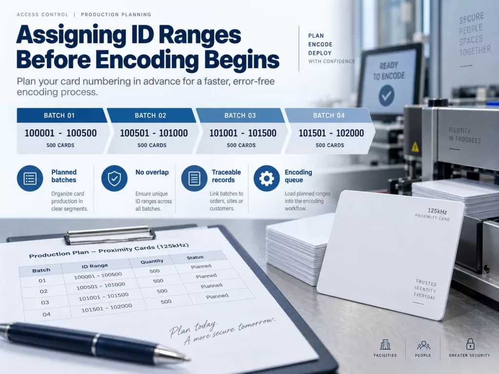 Assigning ID Ranges Before Encoding Begins