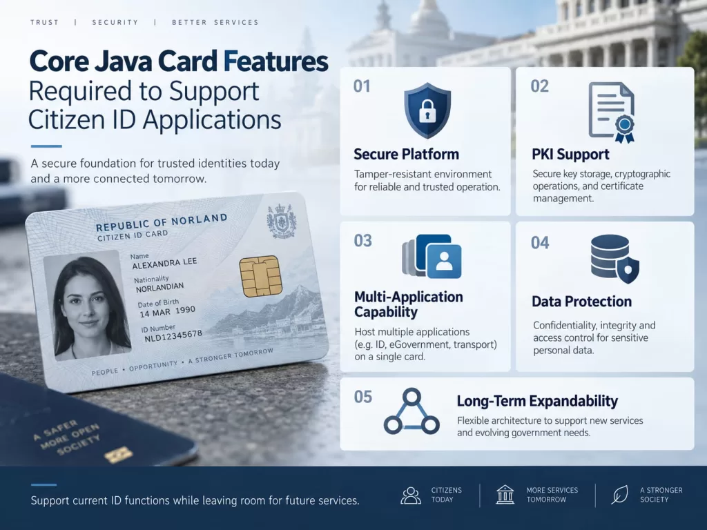 Core Java Card Features Required to Support Citizen ID Applications