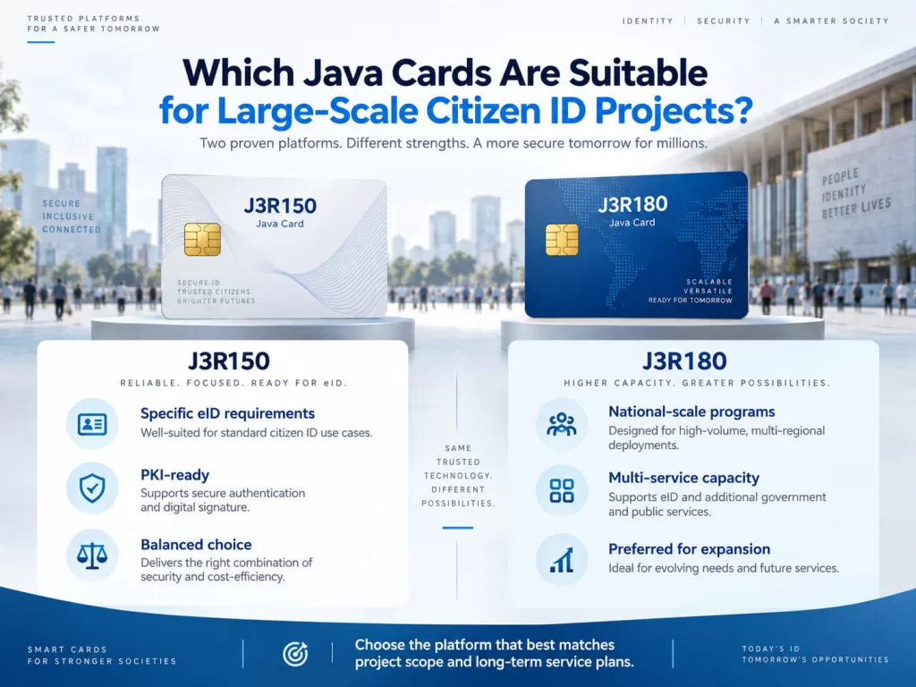 Which Java Cards Are Suitable for Large-Scale Citizen ID Projects