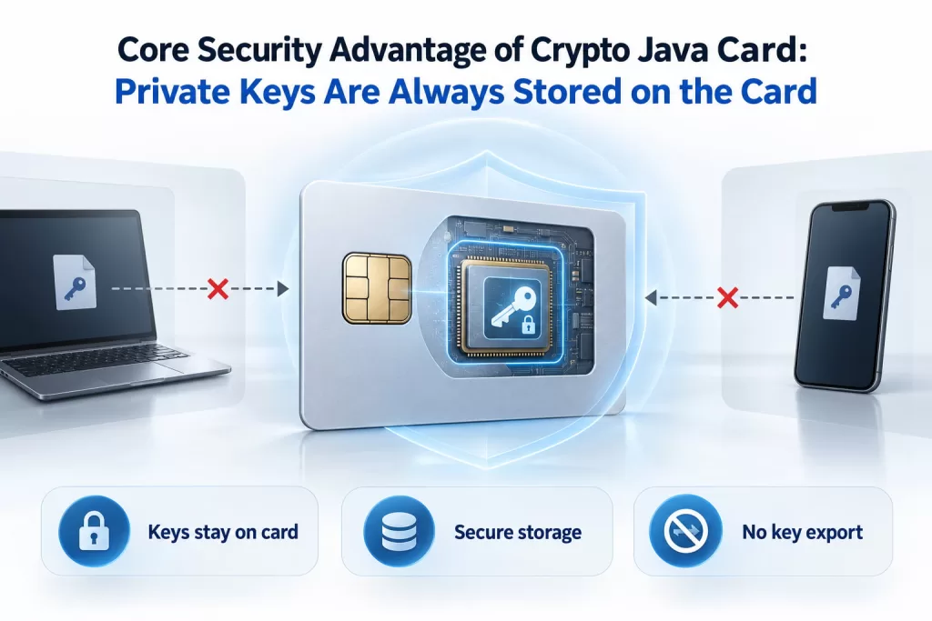 Core Security Advantage of Crypto Java Card